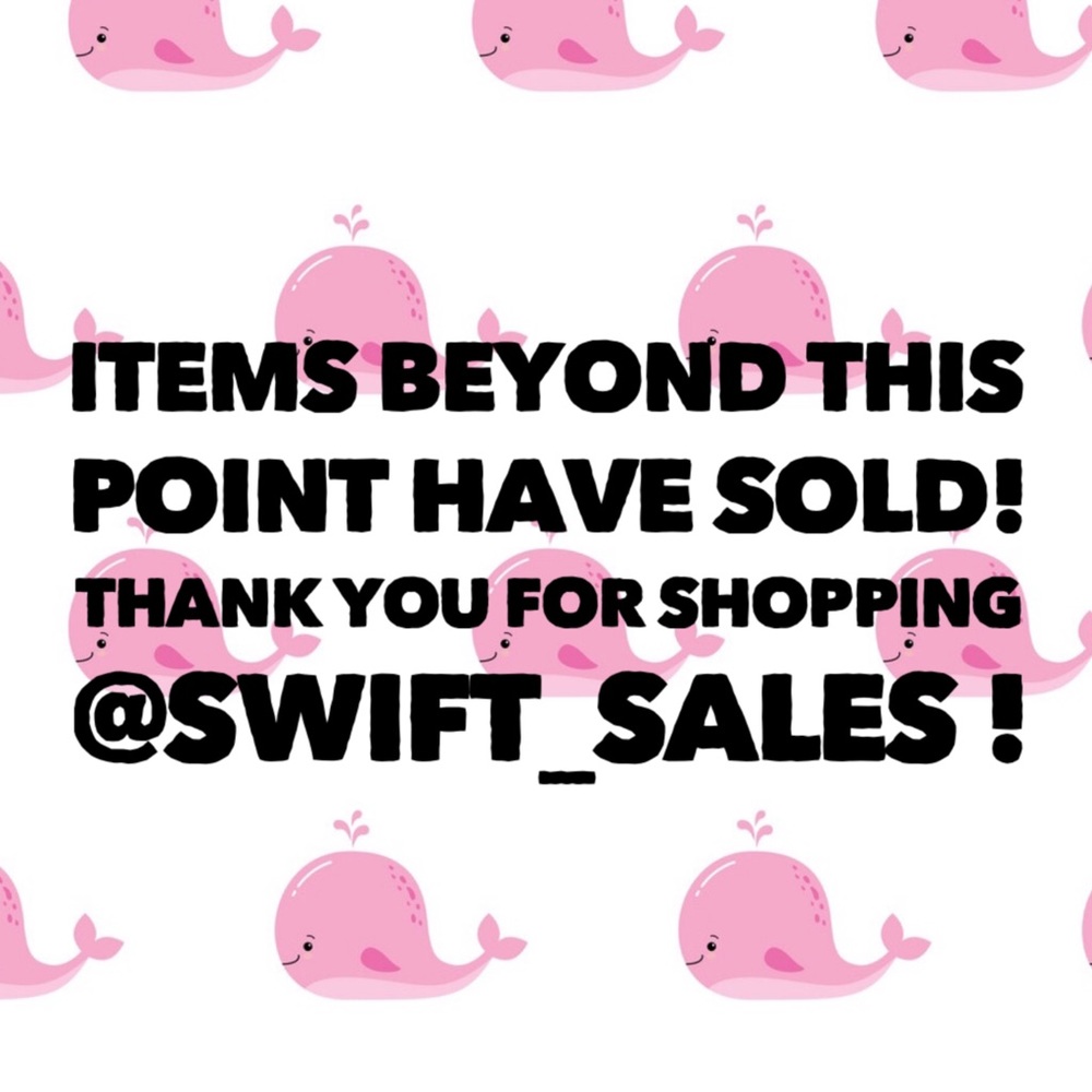 All items beyond this point are SOLD!